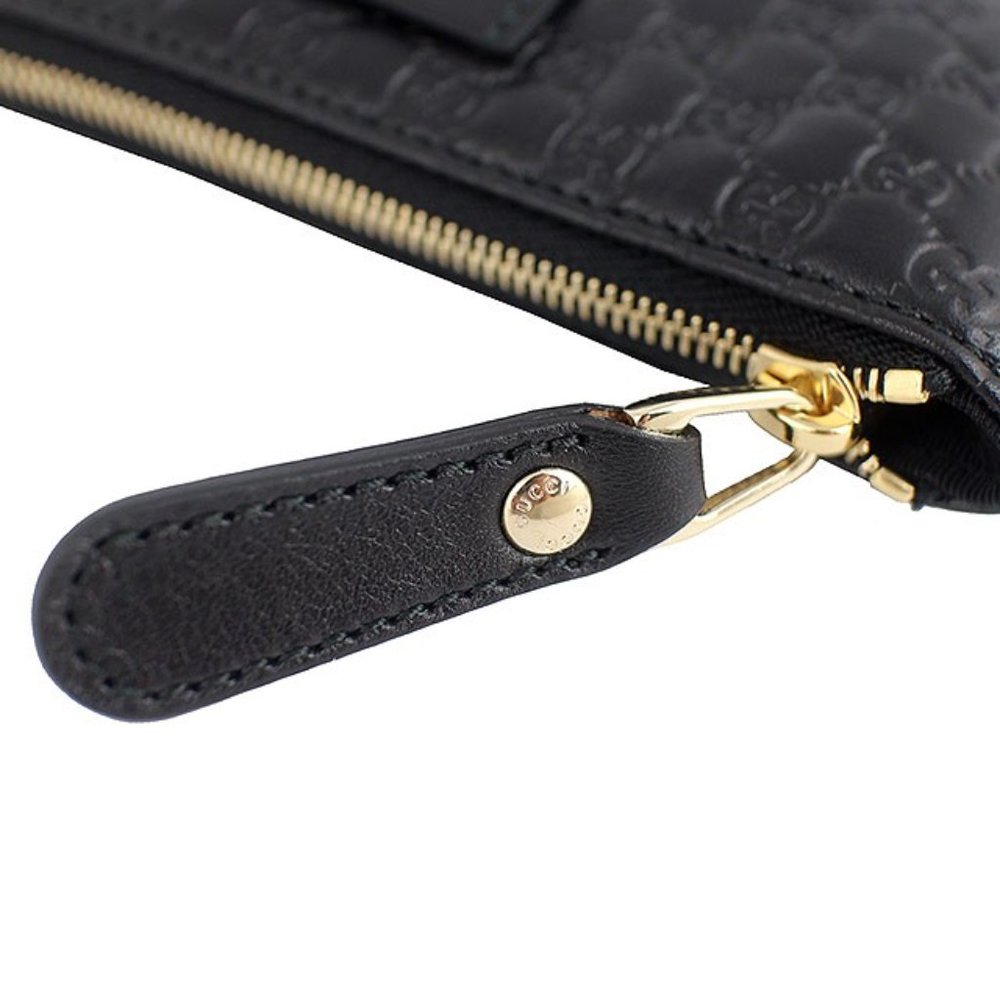 Gucci Microguccissima Key Chain Coin Pouch Black NEW IN BOX - Picture 13 of 15